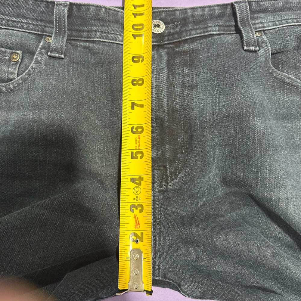 AG Adriano Goldschmied Dark Wash Straight Jeans - Picture 9 of 11